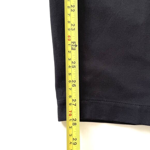 Lafayette 148 New York Cropped Tapered Black Pants Side Elastic Waist - Picture 13 of 15